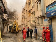 عکس | انفجار ساختمان مسکونی در منطقه دروس تهران